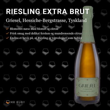 2017 Riesling Prestige Extra Brut, Griesel & Compagnie, Hessiche Bergstrasse, Tyskland